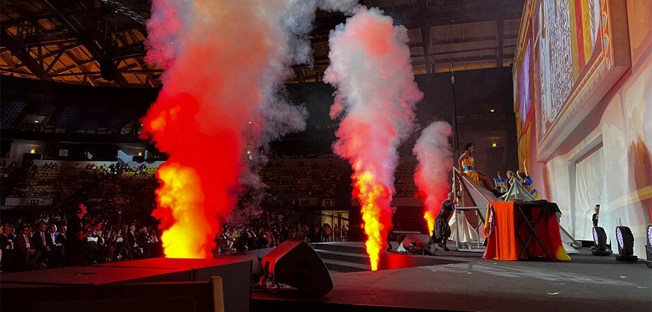 Vertical Smoke Machine