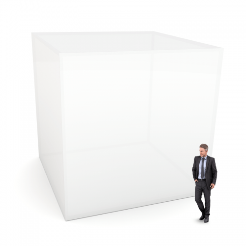 Cube 4x4x4 m